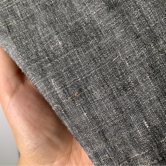 Theory Women’s Gray 100% Linen Three Button Blazer Jacket Size 2 - Picture 8 of 16